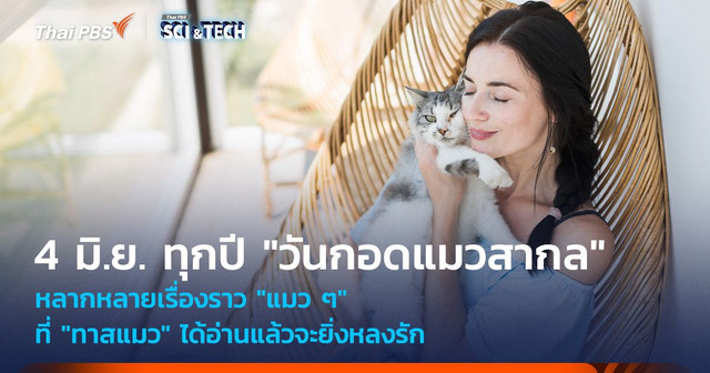 หลากหลายเรื่องราว "แมว ๆ" ที่ "ทาสแมว" ได้อ่านแล้วจะยิ่งหลงรัก