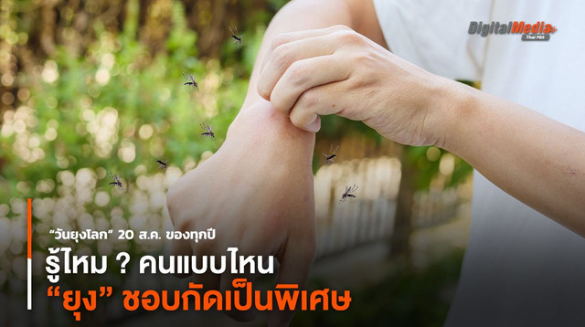รู้ไหม ? คนแบบไหน “ยุง” ชอบกัดเป็นพิเศษ