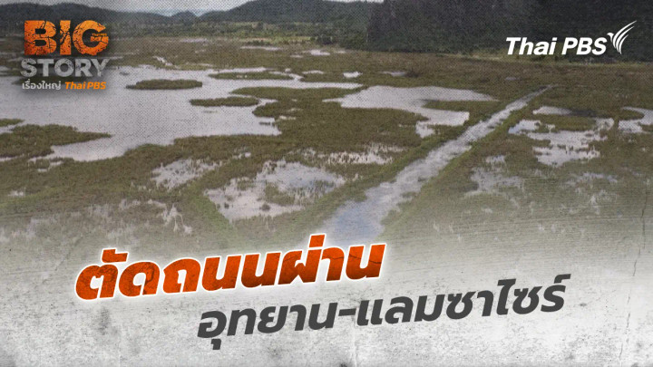 ตัดถนนผ่านอุทยาน - แลมซาไซร์