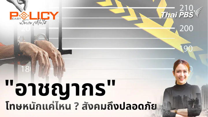 "อาชญากร" โทษหนักแค่ไหน ? สังคมถึงปลอดภัย