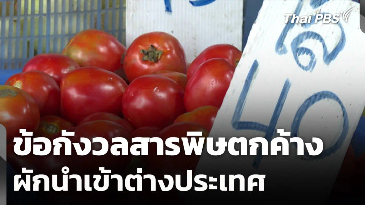 ข้อกังวลสารพิษตกค้าง ผักนำเข้าต่างประเทศ