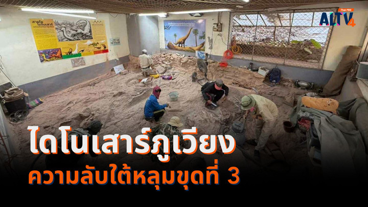 “ไดโนเสาร์ภูเวียง” ความลับใต้หลุมขุดที่ 3