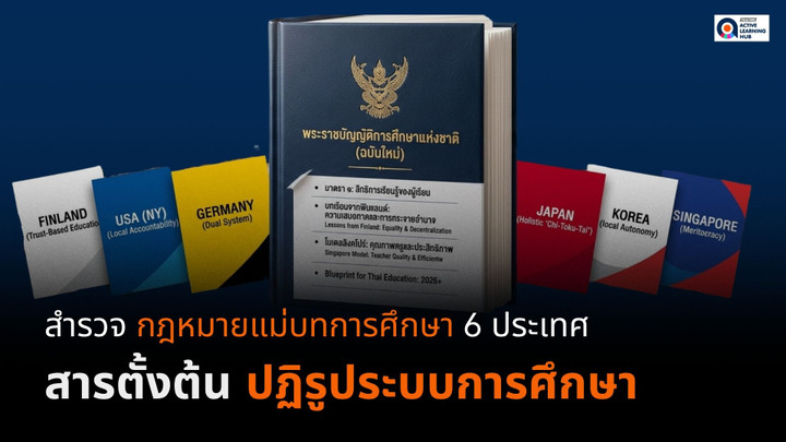 สำรวจกฎหมายแม่บทการศึกษา 6 ประเทศ “สารตั้งต้น” ปฏิรูประบบการศึกษา