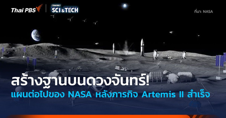 สร้างฐานบนดวงจันทร์! แผนต่อไปของ NASA หลังภารกิจ Artemis II สำเร็จ