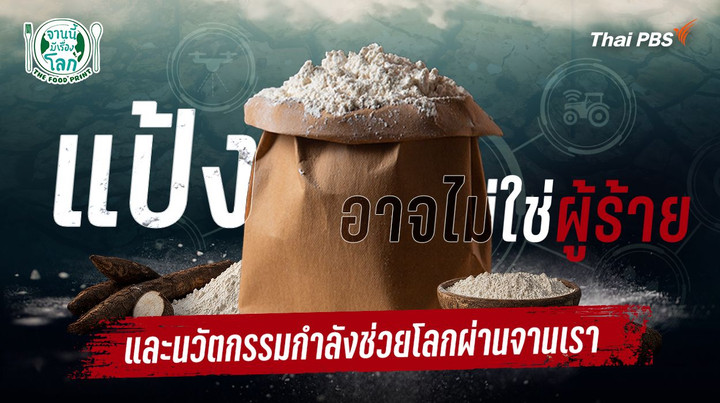 "แป้ง" อาจไม่ใช่ผู้ร้าย และนวัตกรรมกำลังช่วยโลกผ่านจานเรา