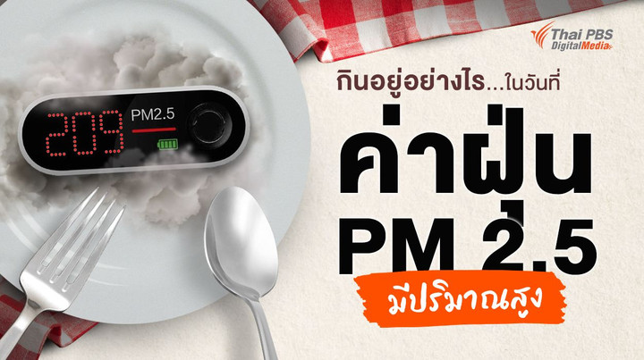 กินอยู่อย่างไร...ในวันที่ “ค่าฝุ่น PM 2.5” มีปริมาณสูง