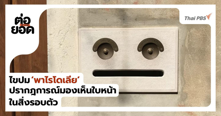 ทำไมเราชอบเห็น "ใบหน้าคน" ซ่อนอยู่ในสิ่งรอบตัว ? ไขปม “ปรากฏการณ์พาไรโดเลีย”