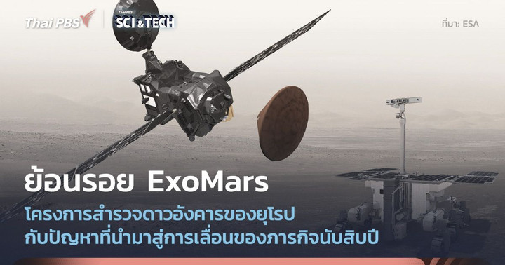 ย้อนรอยโครงการ ExoMars สำรวจดาวอังคารของยุโรปที่เลื่อนแล้วเลื่อนอีก