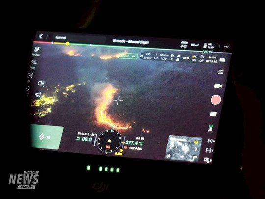 Wildfires spread across Chiang Mai, prompting arrest warning