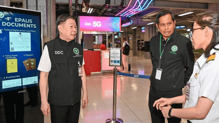 Health screening increased at international airports 