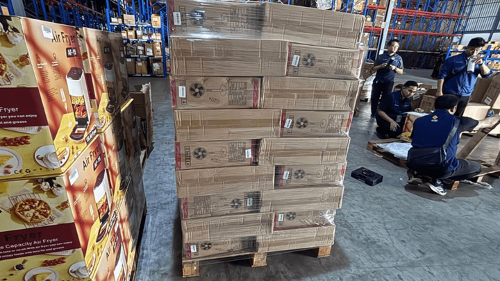 Uncertified electrical goods worth ฿2.5m seized in Samut Prakan