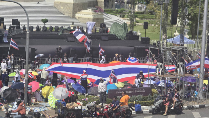 ปชช.เชื่อปมเขมรยิงไทย ส่วนหนึ่งมาจาก "แพทองธาร-ทักษิณ" ชุมนุมจี้รับผิดชอบ