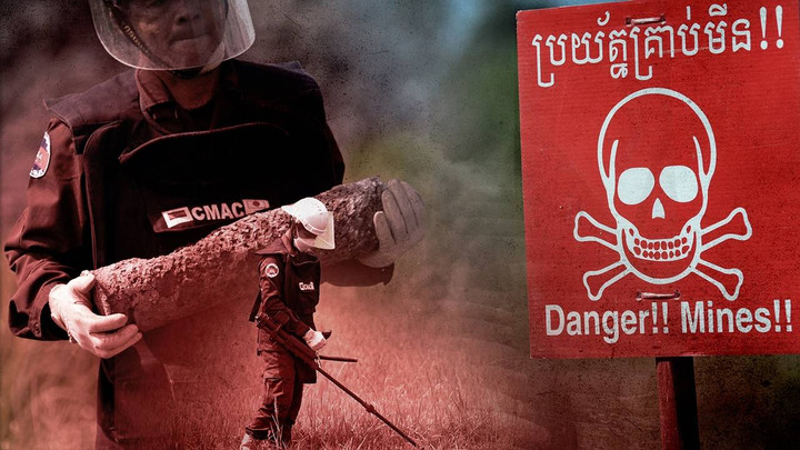 สหรัฐฯ ประกาศอัดฉีดเงินช่วย "กัมพูชา" เก็บกู้ทุ่นระเบิด