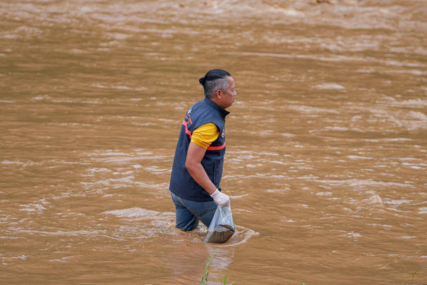 ผลตรวจครั้งที่ 3 ตะกอนดิน “แม่น้ำกก” พบสารหนูเกินเกณฑ์ทุกจุดวัด