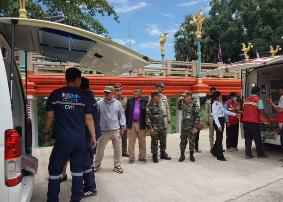 เปิดด่านฉุกเฉิน ส่งอดีตรองเสนาธิการฯ ทหารกัมพูชา กลับบ้านหลังเข้ามารักษาในไทย  
