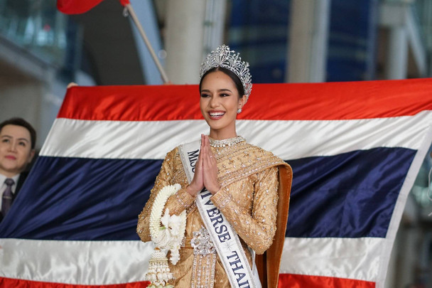 สวยสง่า "โอปอล สุชาตา" รองอันดับ 3 มิสยูนิเวิร์ส กลับไทย เปิดใจครั้งแรก