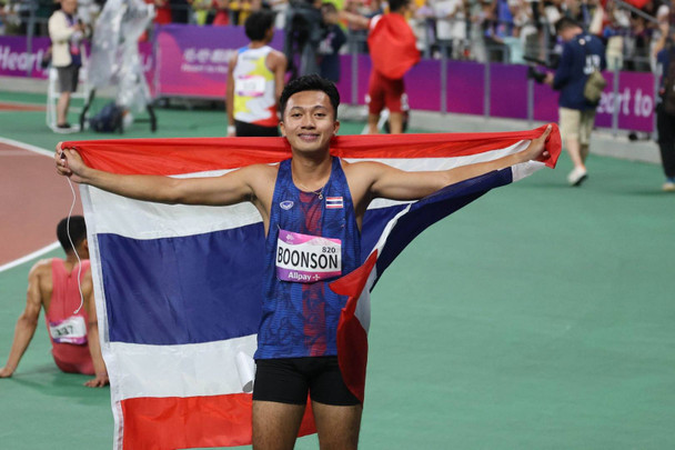 30 ก.ย.66 ทัพกีฬาไทยเดินหน้าคว้าเหรียญรางวัล "เทพบิว" สร้างชื่ออีกครั้ง ซิวเหรียญเงิน วิ่ง 100 ม.ชายสุดประทับใจ