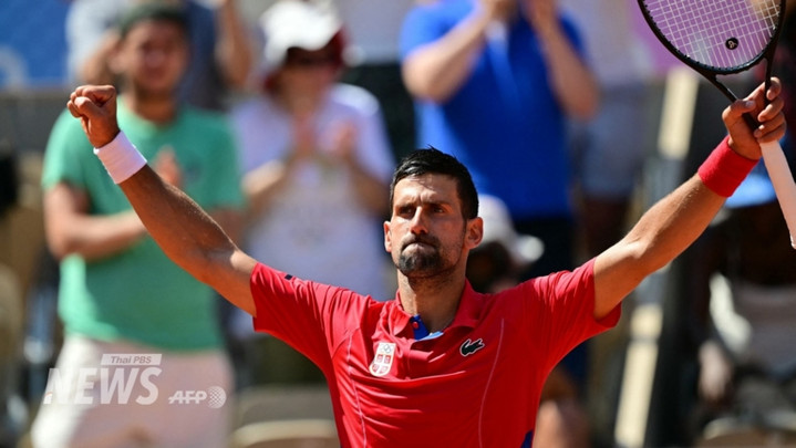 สุดท้ายได้ดังฝัน โนวัค ยอโควิช พิชิตเหรีญทองโอลิมปิกครั้งแรกในชีวิต