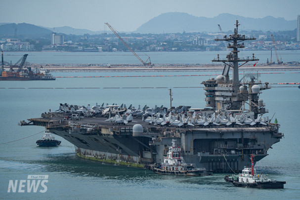 “USS Abraham Lincolnl” กลับมาเทียบท่าไทยในรอบ 14 ปี