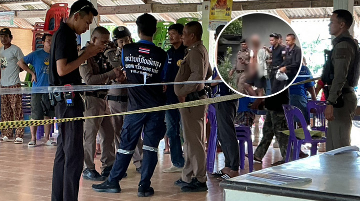 ยิงผู้ใหญ่บ้าน จ.พัทลุง  เสียชีวิตคาเวทีประชุม ตร.จับผู้ก่อเหตุเป็นญาติ
