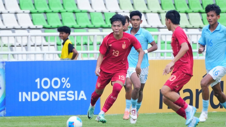 ทีมชาติไทย U19 ชนะ กัมพูชา 4-0 ลิ่วรอบชิงฟุตบอลชิงแชมป์อาเซียน
