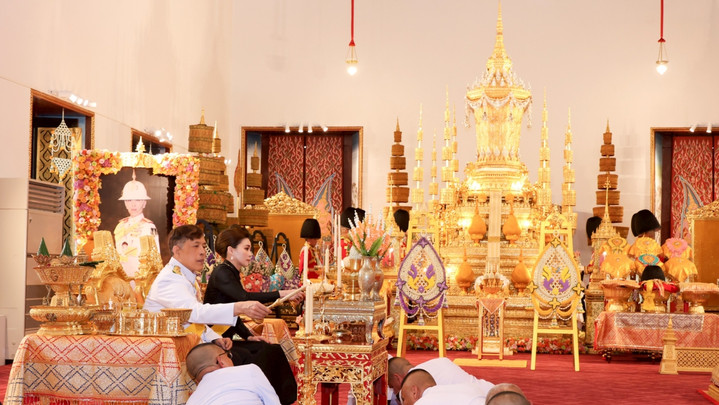 ในหลวง-พระราชินี ทรงบำเพ็ญพระราชกุศลสัตตมวาร 7 วัน "เจ้าฟ้าพัชรกิติยาภาฯ"