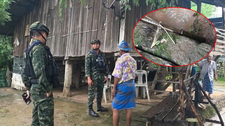 สู้รบเมียนมายังรุนแรง RPG ข้ามชายแดนตกฝั่งไทย จ.ตาก ทหารเก็บกู้ปลอดภัย