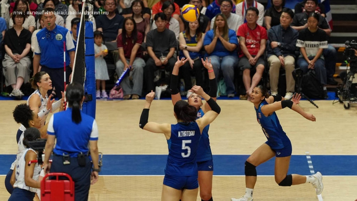 วอลเลย์บอลหญิงไทย ชนะ บราซิล 3-0 เซต ศึกเนชันส์ลีก 2026 นัดที่ 3