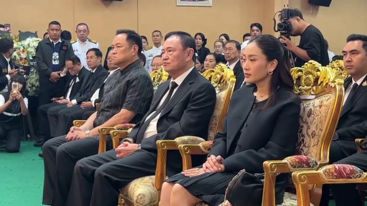 อนุทิน-ทักษิณ-แพทองธาร-สมชาย ร่วมงานสวดพระอภิธรรม "เกรียง กัลป์ตินันท์" 