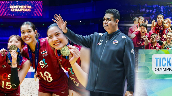ปลดล็อก 20 ปี! "โค้ชอ๊อด" พาวอลเลย์บอลสาวไทยคว้าตั๋วโอลิมปิก 2028