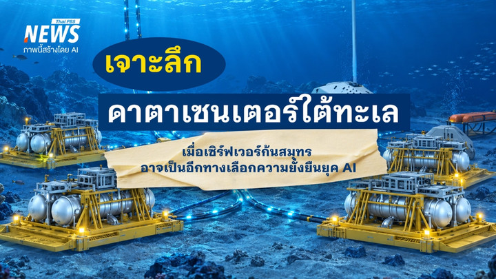 ดับร้อน-เซฟน้ำจืด เจาะที่มา "ดาตาเซนเตอร์ใต้น้ำ" ทางรอดยุค AI ใหม่ใต้มหาสมุทร