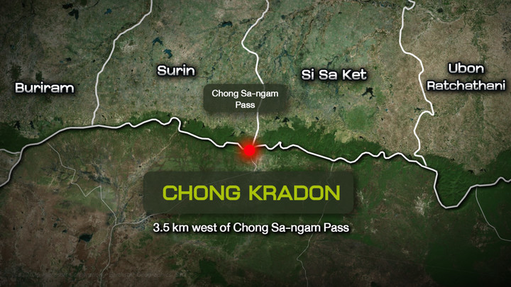 Suranaree Task Force monitors Cambodian trenches near Si Sa Ket border