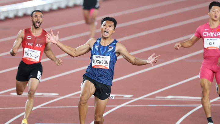 "บิว ภูริพล" คว้าเหรียญทอง วิ่ง 100 เมตรเอเชียนเกมส์ 2026 สถิติ 9.90 วินาที
