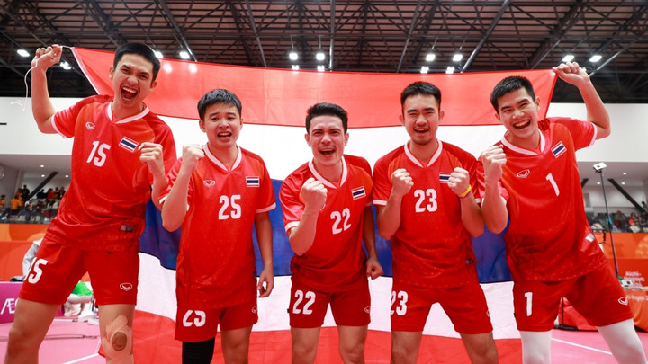 ไทยคืนฟอร์ม! ตะกร้อทีมเดี่ยวชายฟาดมาเลเซีย 2-0 คว้าเหรียญทองเอเชียนเกมส์
