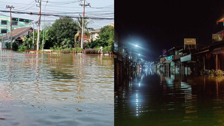 มหาอุทกภัย "ฉะเชิงเทรา-ปราจีนบุรี" สองจังหวัด "อ่วม" ท่วมครบทุกอำเภอ