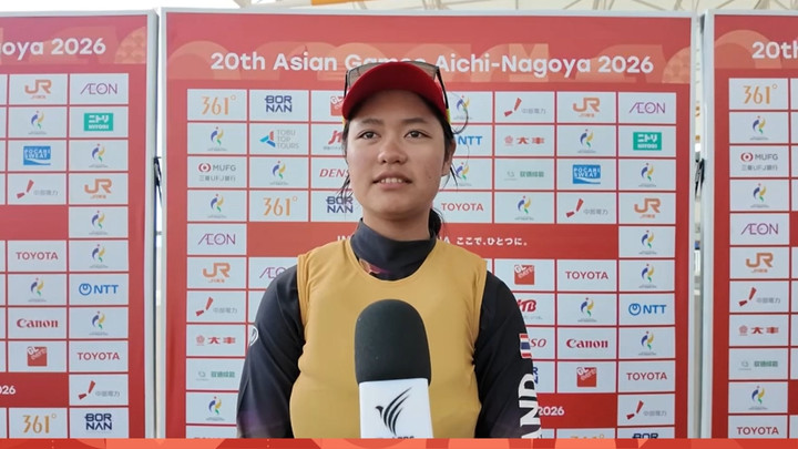 "ปิ่นชนก" คว้าเหรียญทอง เรือใบ ILCA4 - คู่ผสมได้เหรียญเงิน เอเชียนเกมส์ 2026