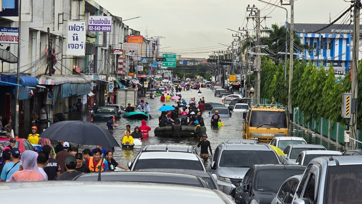 ปภ.เผยน้ำท่วม 27 จังหวัด - กทม. กระทบ 1.17 ล้านครัวเรือน 