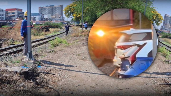 สั่งทำรั้วกั้น หลังโซเชียลแชร์ภาพรถยนต์จอดล้ำเขตทางรถไฟ 