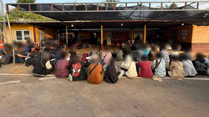 ทล.จับกุม 83 เมียนมา ขบวนการลักลอบขนแรงงาน