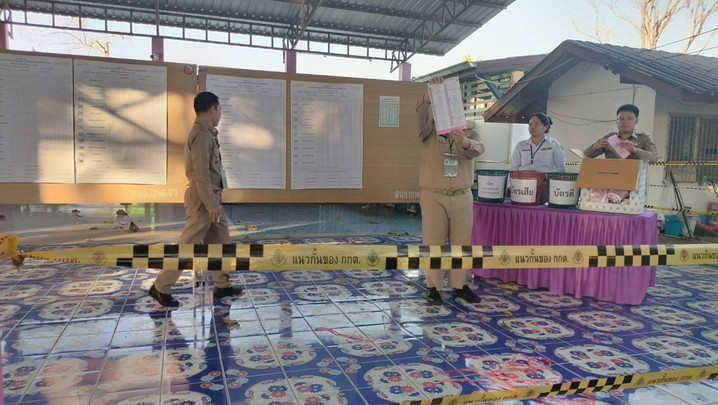 ผลนับคะแนนหน่วยเลือกตั้งที่ 6 เขตเลือกตั้งที่ 1 พะเยา "อัครา" ได้ 144 คะแนน 