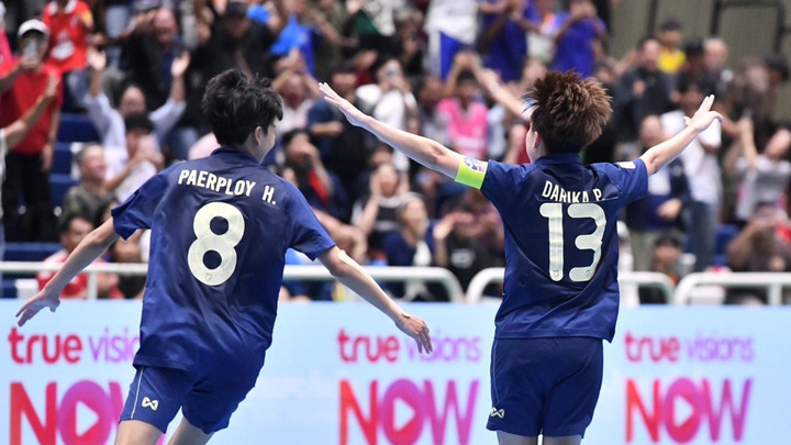 แข้งสาวไทยคว้าแชมป์อาเซียน หลังเฉือนชนะ "ออสเตรเลีย" 5-4