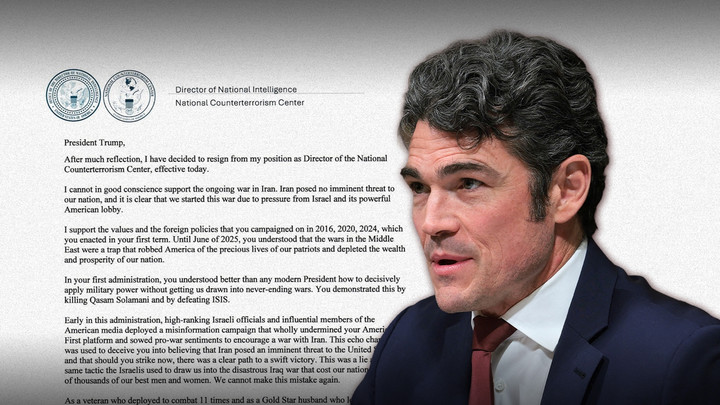 เปิดจดหมาย "โจ เคนท์" ลาออก ผอ.ศูนย์ต่อต้านก่อการร้ายสหรัฐฯ