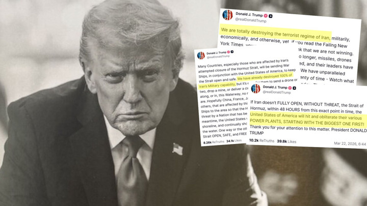 เปิดไทม์ไลน์ทรัมป์โพสต์ "ชนะอิหร่าน" ศึกตะวันออกกลางผ่านโซเชียล 