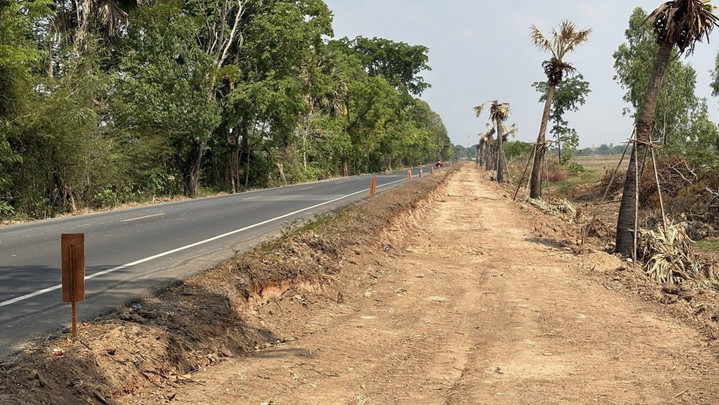 ยกเลิกแล้ว ประมูล “ถนนตัดต้นตาล” ดาบวิชัย จ.ศรีสะเกษ