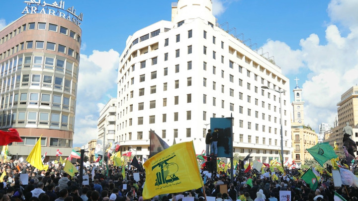 ผู้ประท้วงรวมตัวที่กรุงเบรุต ค้านแผนเจรจาระหว่างรัฐบาลเลบานอน-อิสราเอล