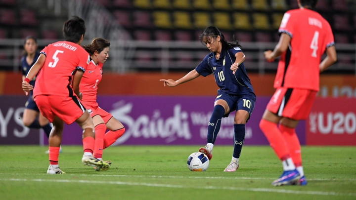 ฟุตบอลหญิงไทยพ่ายโสม ชวดสิทธิลุยบอลโลก U20 ที่โปแลนด์