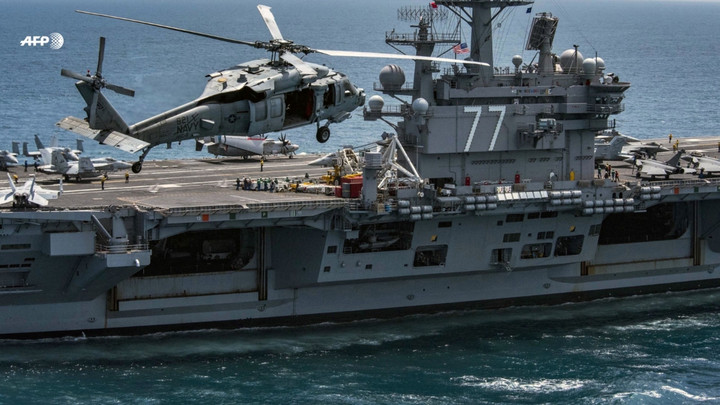 เรือรบสหรัฐฯ ลำที่ 3 ถึงตะวันออกกลาง "ทรัมป์" วางกำลังครั้งใหญ่สุดรอบ 20 ปี