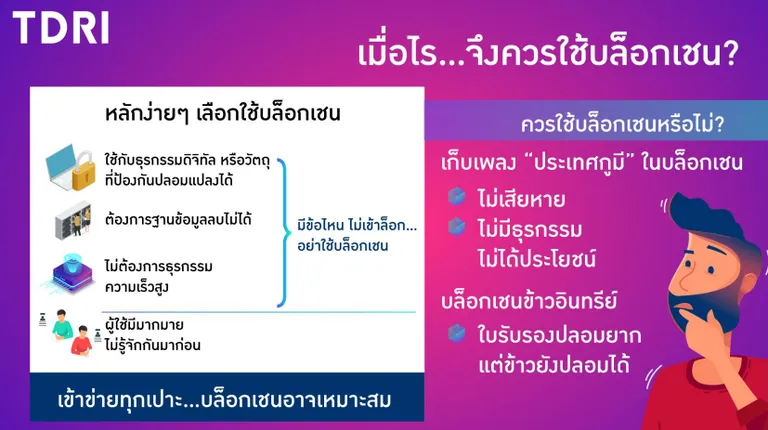 ทำไมจึงควรใช้บล็อกเชน