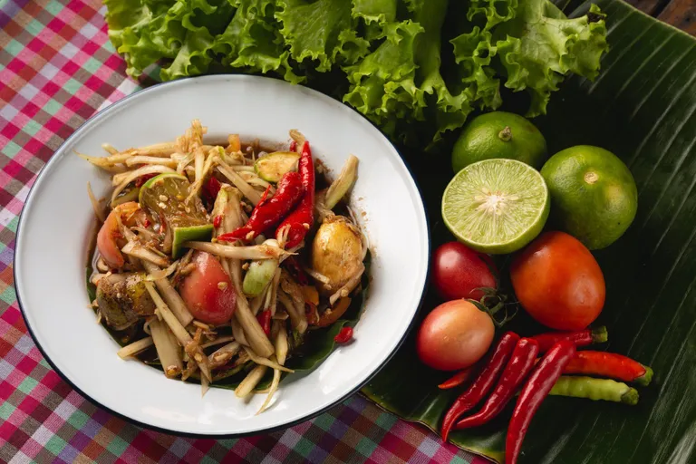 ส้มตำปลาร้า