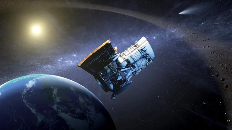 ภาพวาดของกล้องโทรทรรศน์อวกาศ NEOWISE